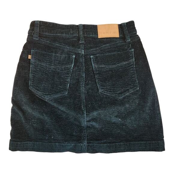 Judy Blue emerald corduroy patch pocket mini skirt sz med JB2813 - Picture 3 of 11